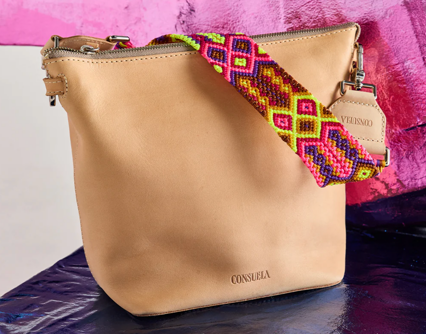 CONSUELA BUBBLES WOVEN SHOULDER STRAP