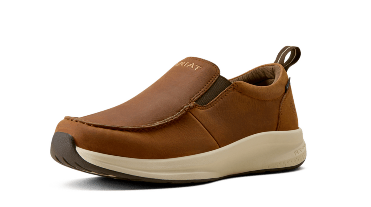 ARIAT MENS BUCKEYE  SLIP ON H2O - TANBARK