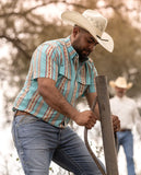 FERRELL MEN'S THE SANTA FE - SHORT SLEEVE SNAP