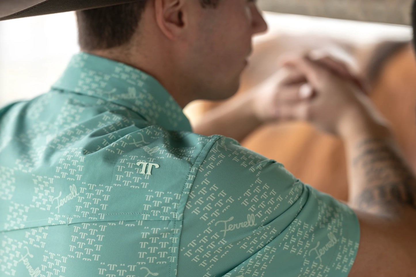 FERRELL MEN'S THE FLYNN SHORT SLEEVE PEARL SNAP SHIRT
