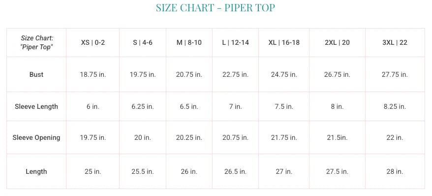 THE PIPER TOP - PURPLE