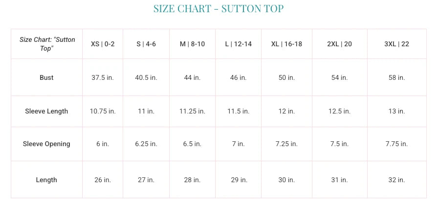 THE SUTTON TOP IN DENIM