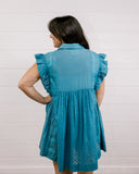 THE SKYLER DRESS - BLUE