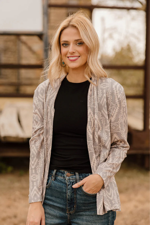 SMOKE OVER SAND CARDIGAN