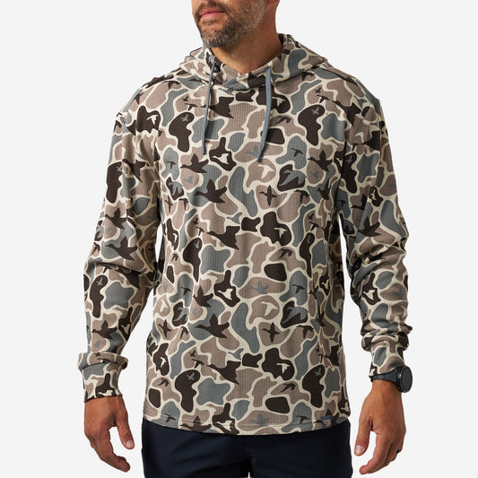 BURLEBO THERMAL HOODIE - MALLARD MAYHEM CAMO
