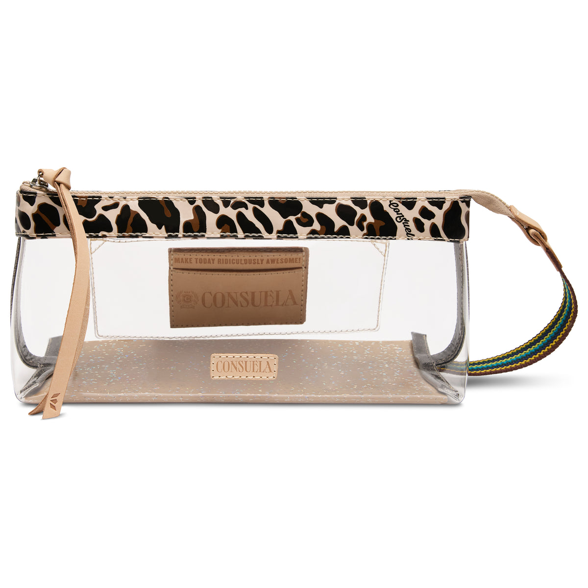 CONSUELA MONA BROWN CLEAR TOOL BAG