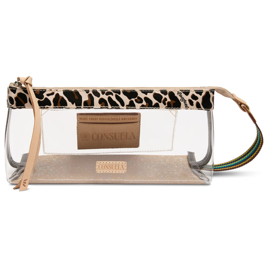 CONSUELA MONA BROWN CLEAR TOOL BAG