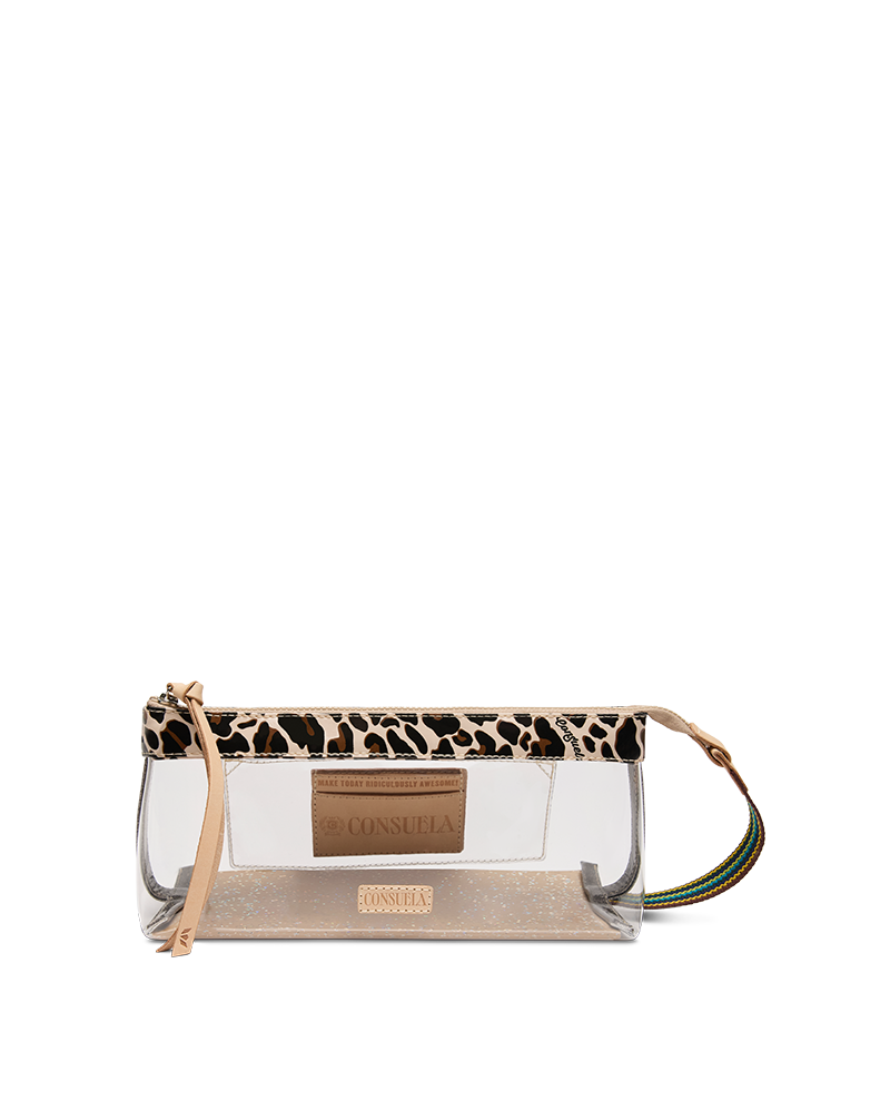 CONSUELA MONA BROWN CLEAR TOOL BAG