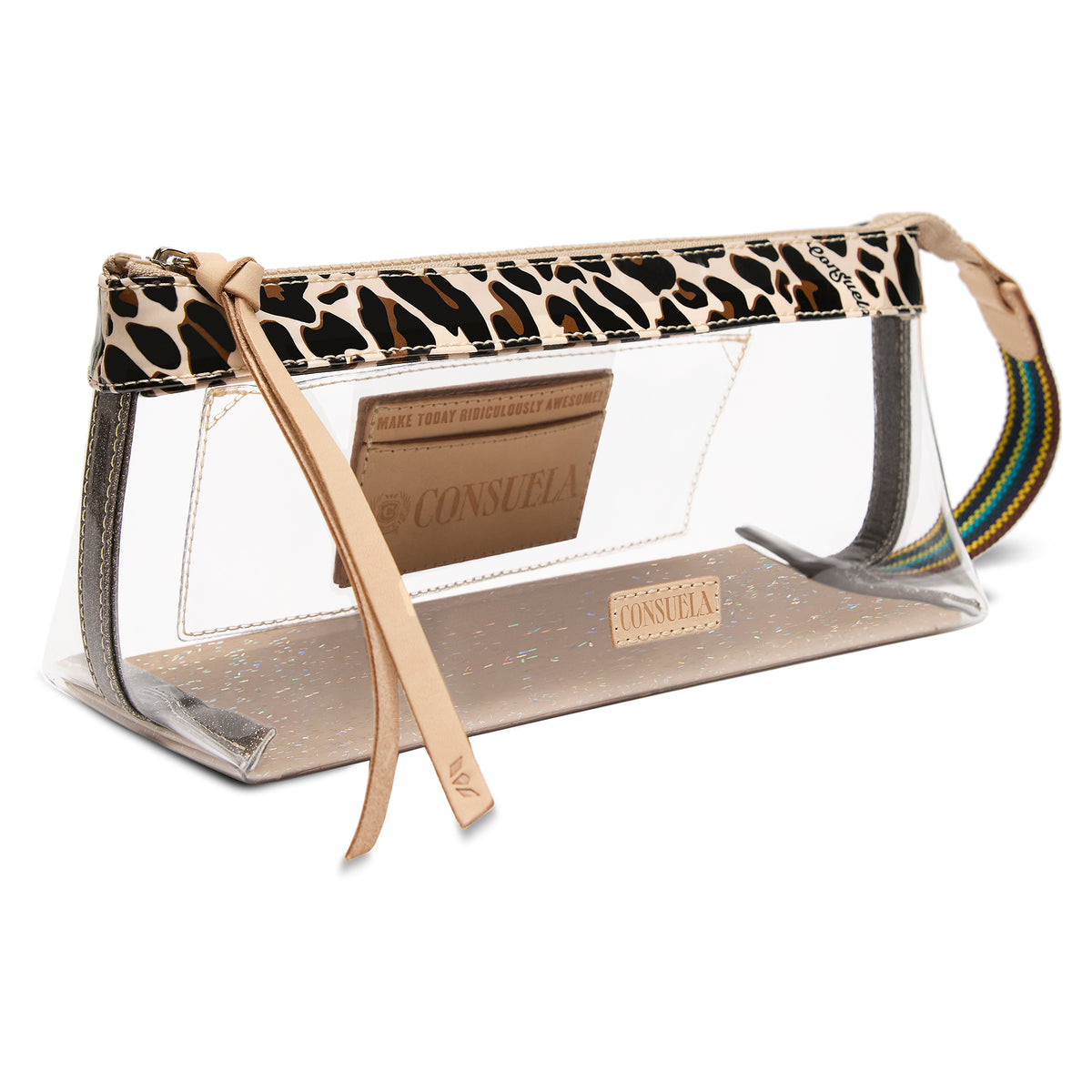 CONSUELA MONA BROWN CLEAR TOOL BAG