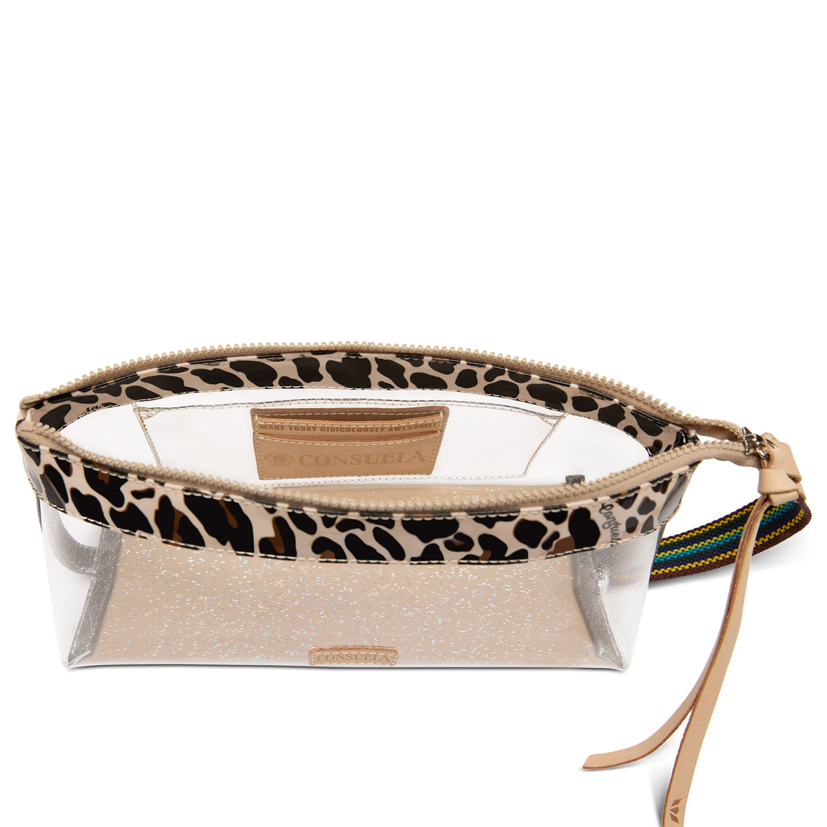 CONSUELA MONA BROWN CLEAR TOOL BAG
