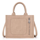 Trinity Ranch Cowhide Tooled Concealed Carry Tote Bag - Tan