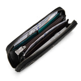 Trinity Ranch Hair-On Cowhide RFID Protected Collection Wallet - Black