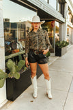 TROPHY WIFE CAMO TOP
