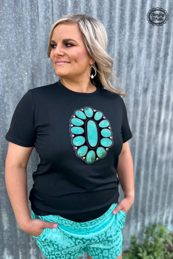 STREETS OF TURQUOISE TOP