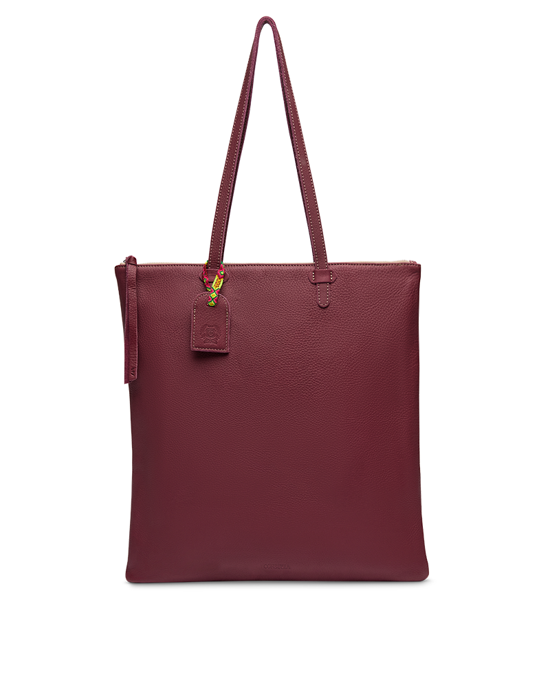 CONSUELA PLUM SHOPPER TOTE