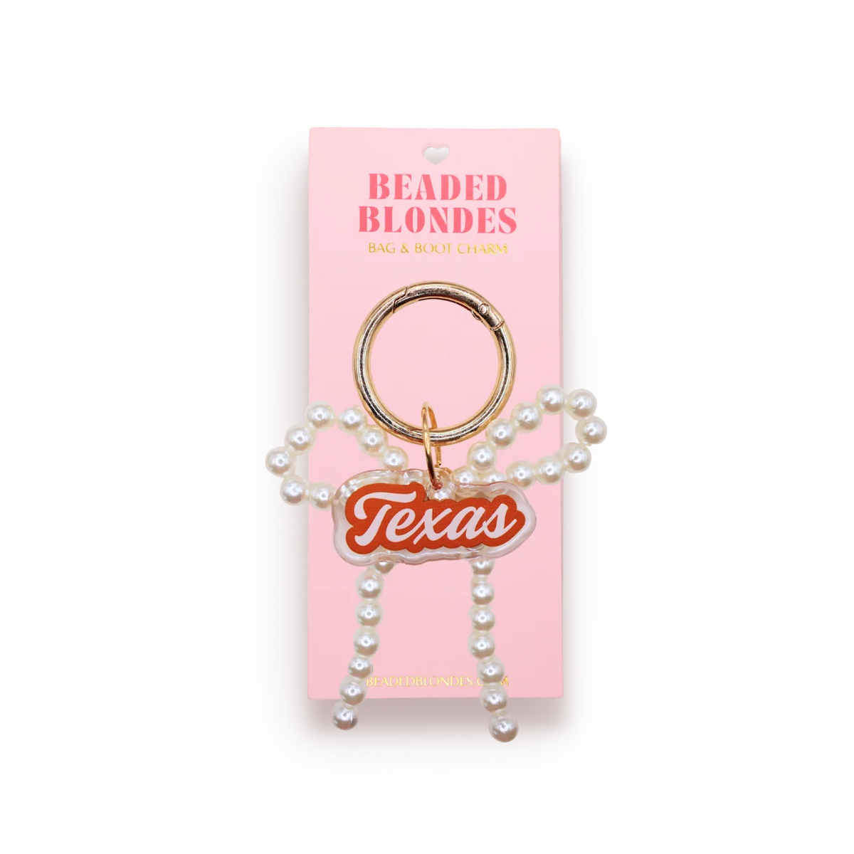 Beaded Blondes Texas Bag & Boot Charm