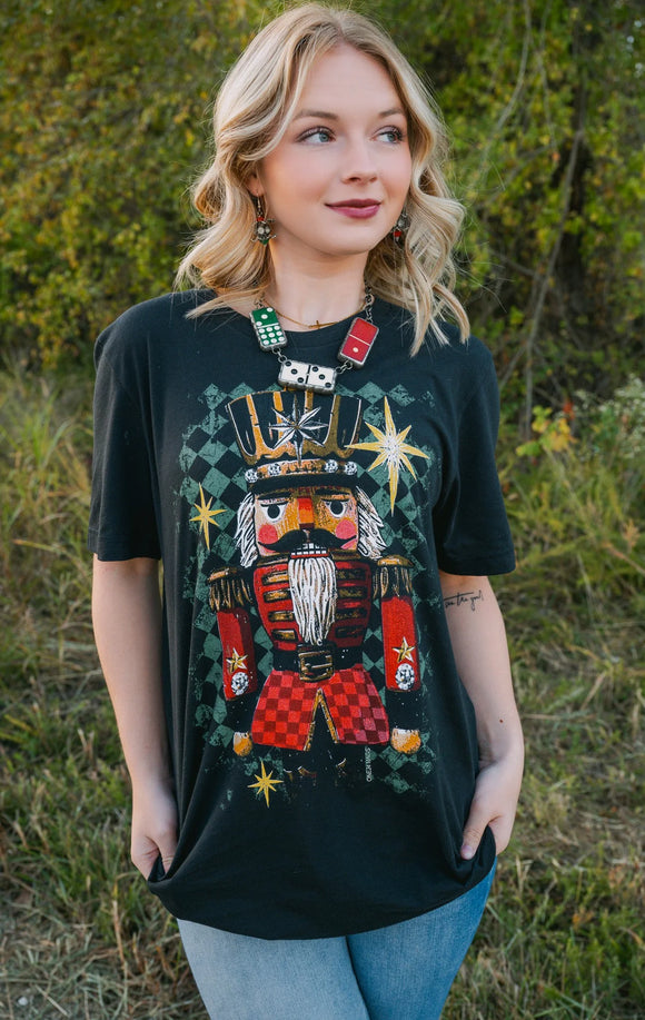 THE CHRISTMAS NUTCRACKER TEE - VINTAGE BLACK