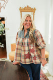 THE TINLEY PLAID TOP