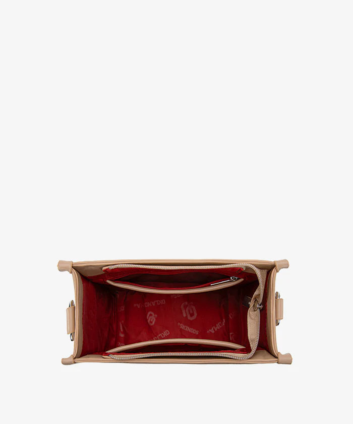 MONTANA WEST OKLAHOMA SOONERS CROSSBODY BAG - TAN
