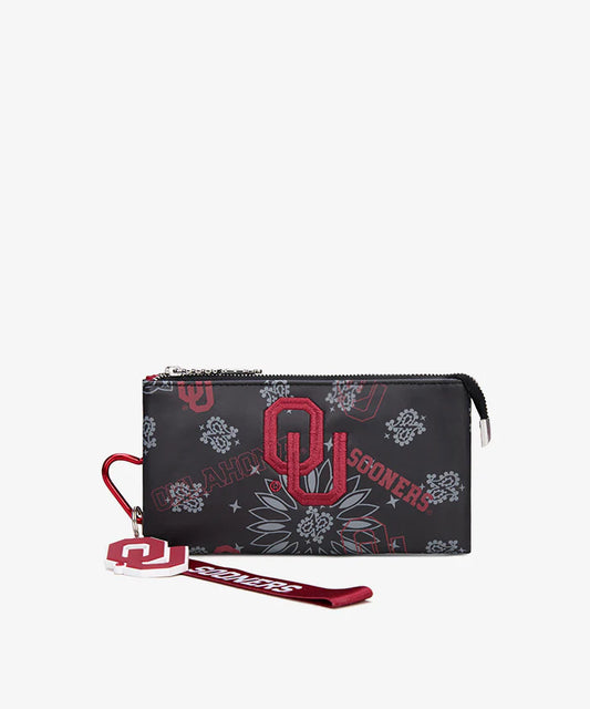 MONTANA WEST OKLAHOMA SOONERS WRISTLET WALLET