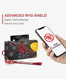 MONTANA WEST OKLAHOMA SOONERS WRISTLET WALLET
