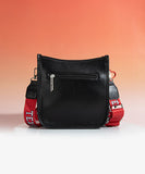 MONTANA WEST TEXAS TECH RED RAIDERS CROSSBODY BAG - BLACK
