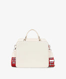 MONTANA WEST TEXAS TECH RED RAIDERS SATCHEL CROSSBODY BAG - BEIGE