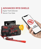 MONTANA WEST TEXAS TECH RED RAIDERS WALLET - BLACK