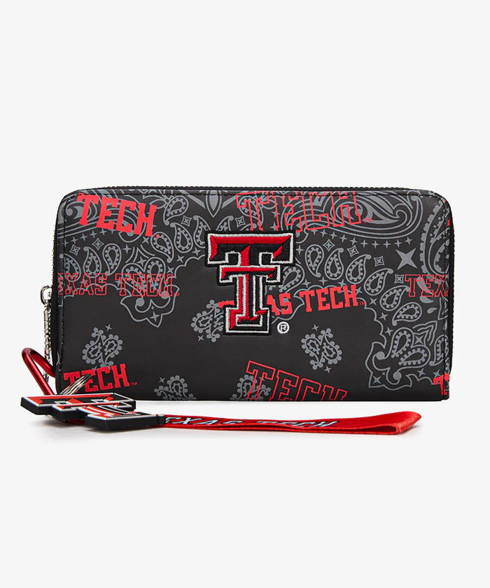 MONTANA WEST TEXAS TECH RED RAIDERS WALLET - BLACK