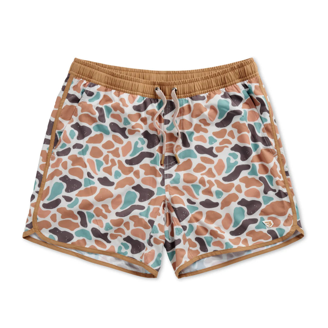 Burlebo Adult Swim Trunk - Bayside Camo
