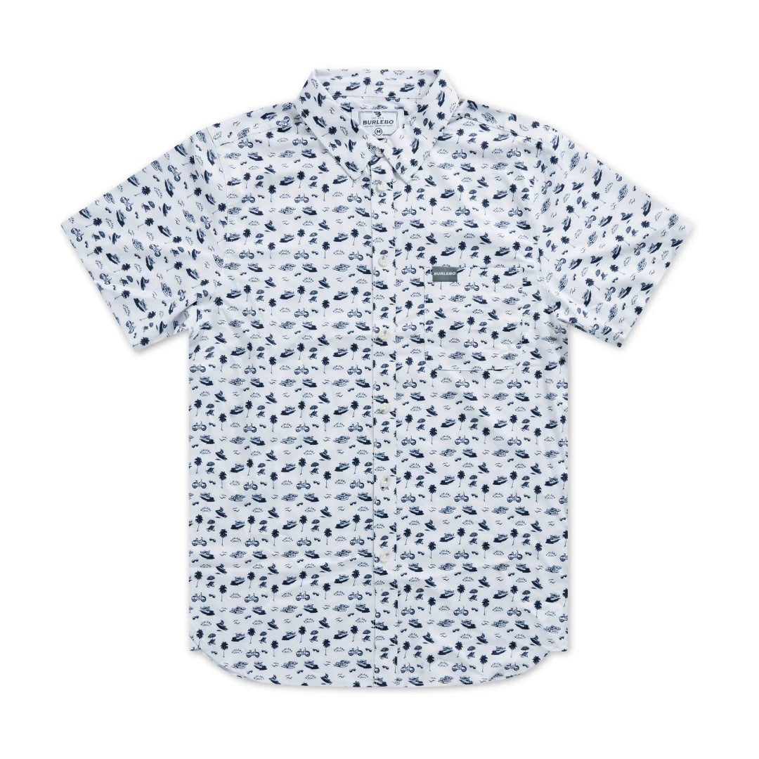 Burlebo Performance Button Up - On The Water