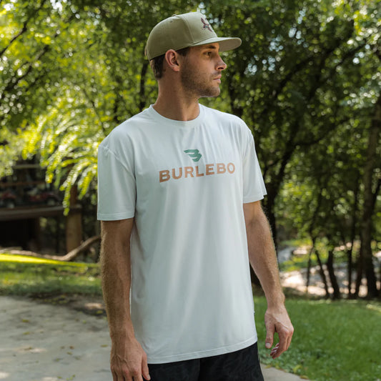 Burlebo Go To Tee - Flying B Logo - White