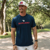 Burlebo Go To Tee - Flying B Logo - Navy