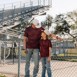 Burlebo Performance Polo - Vintage Helmets - Maroon