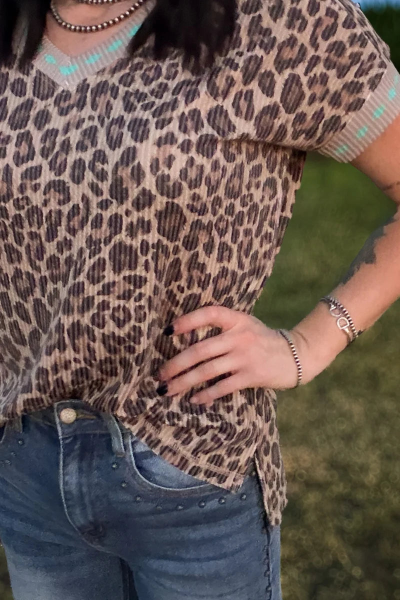 WILD WEST LEOPARD TOP