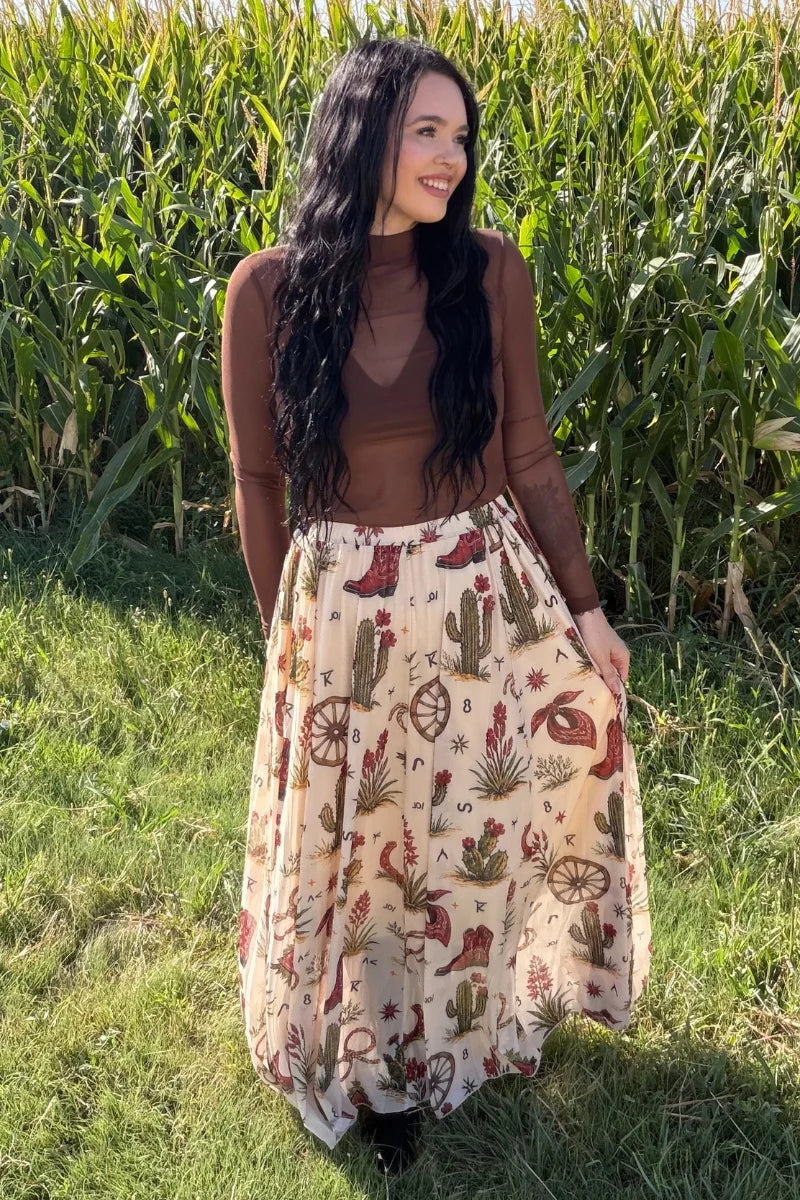 HOMESTEAD HONEY MAXI SKIRT