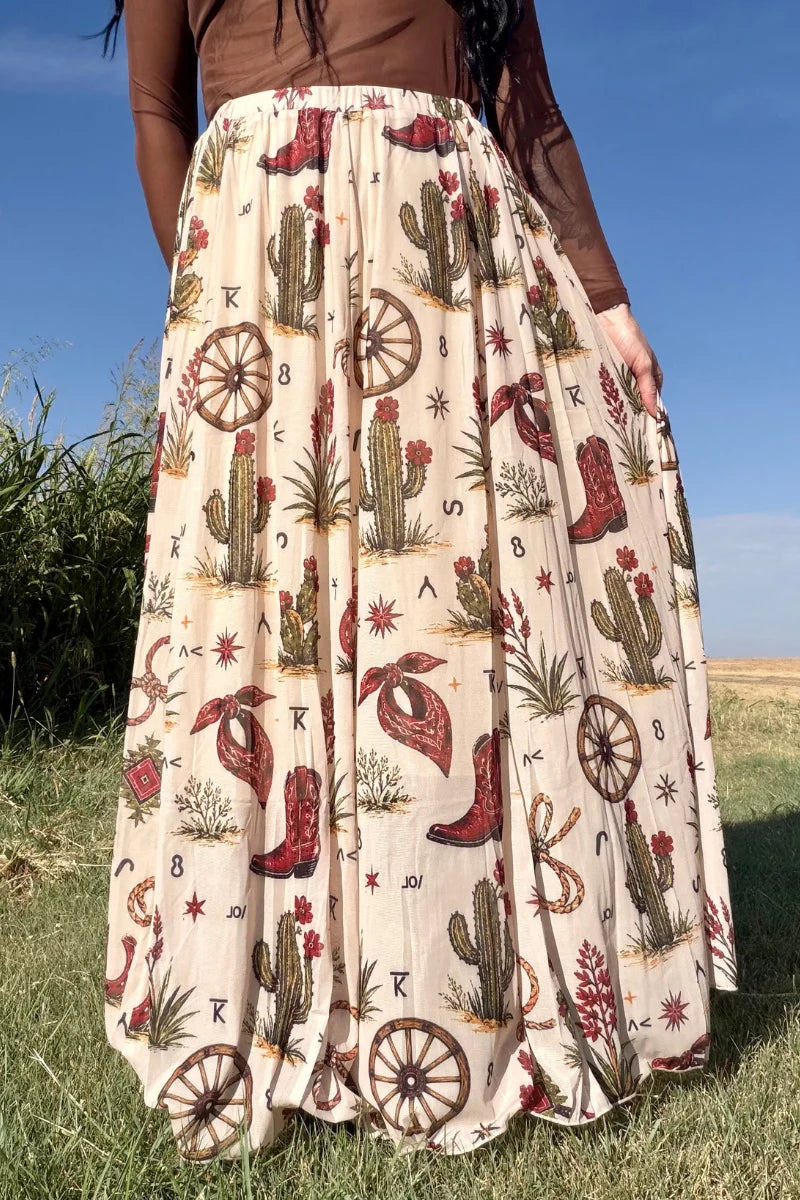 HOMESTEAD HONEY MAXI SKIRT