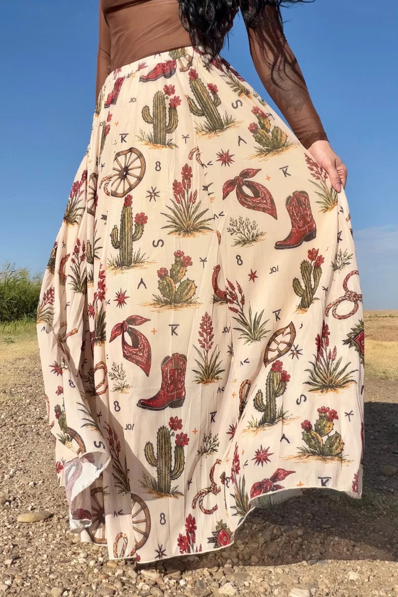 HOMESTEAD HONEY MAXI SKIRT
