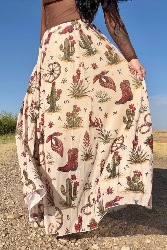 HOMESTEAD HONEY MAXI SKIRT