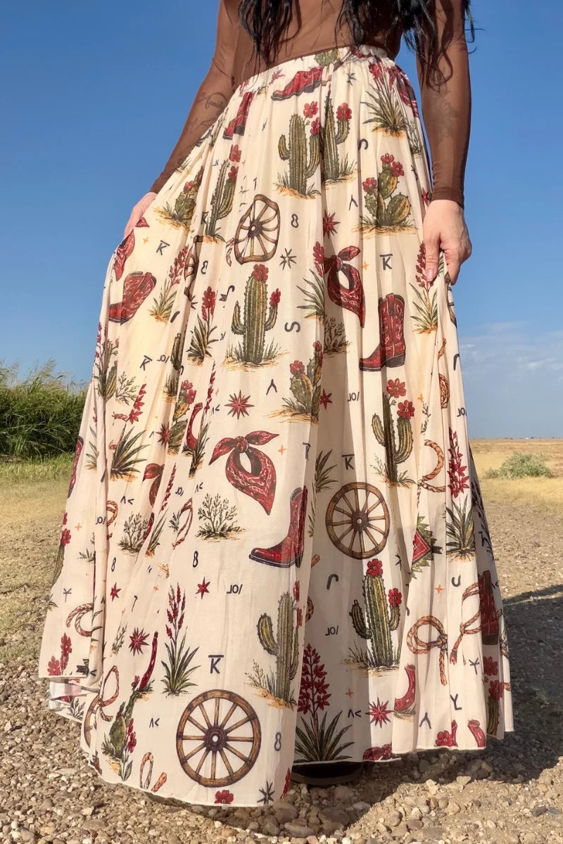 HOMESTEAD HONEY MAXI SKIRT