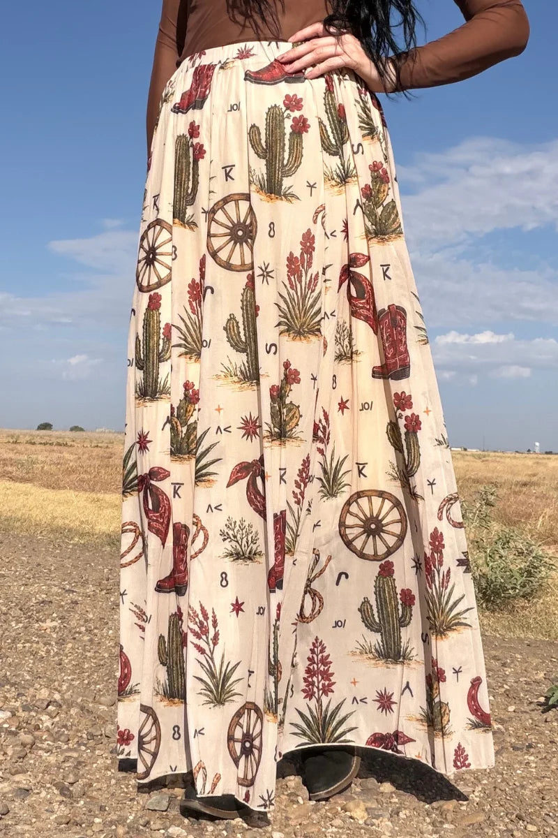 HOMESTEAD HONEY MAXI SKIRT