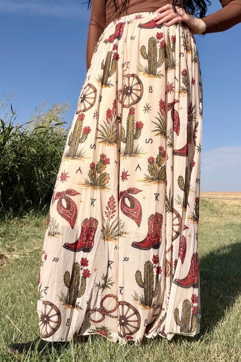 HOMESTEAD HONEY MAXI SKIRT
