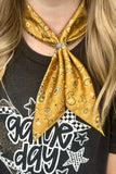 MINI BANDANA BABE MUSTARD WILD RAG