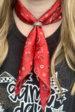 MINI BANDANA BABE RED WILD RAG - RED