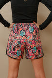 MIDNIGHT BLOOM LONG SHORTS