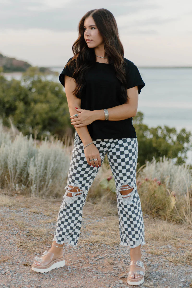 ROUND THE TRACK JEANS