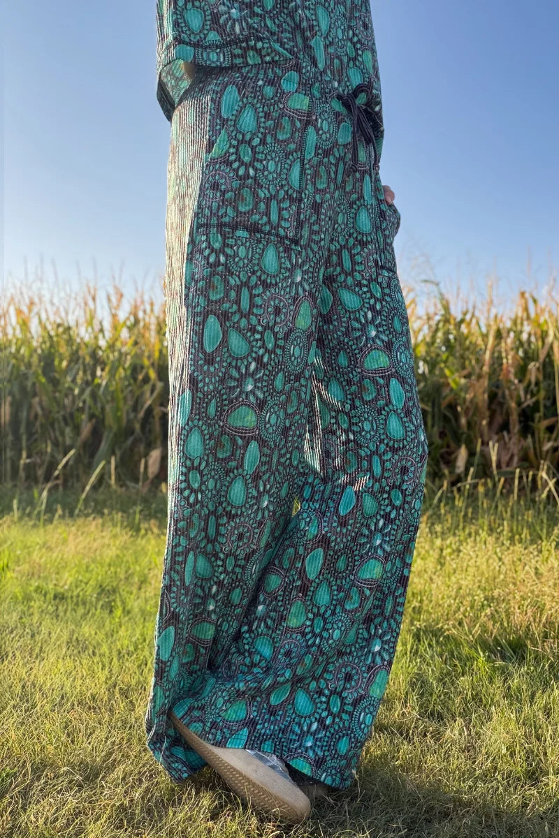COWGIRL TURQUOISE CLUSTER PANTS