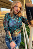 FOREVER IN TURQUOISE TOP