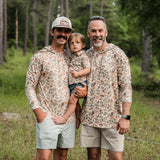 Burlebo Youth - Performance Western Shirt - Venado Camo