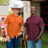 Burlebo Performance Western Shirt - Maroon